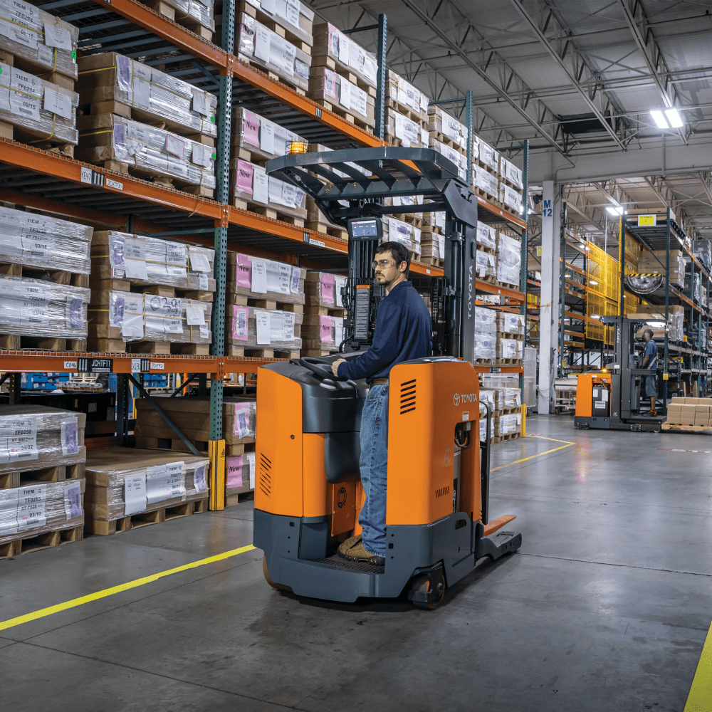 Reach Auto Reach Truck - Toyota Material Handling Systems